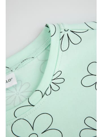 Coccodrillo T-shirt mit kurzen Ärmeln in in Minzfarbe