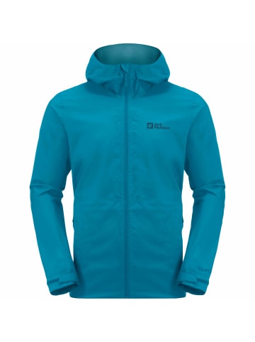 Jack Wolfskin Regenjacke Elsberg in Azurblau