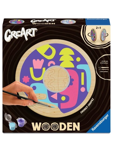 Ravensburger Malprodukte CreArt Wooden - Eckige Formen Ab 12 Jahre in bunt
