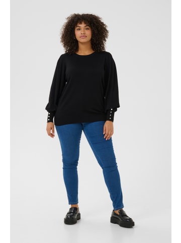 KAFFE curve Strickpullover KClizzy in Black Deep