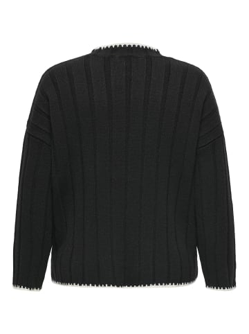 ONLY Carmakoma Strickpullover in Black 1
