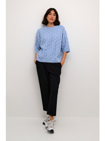 Kaffe Strickpullover KAmalene Loose fit in Vista Blue Melange