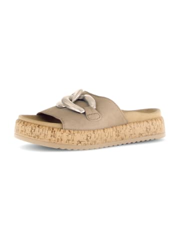 Gabor Plateau Pantoletten in Beige