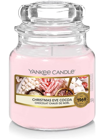Yankee Candle Duftkerze Christmas Eve Cocoa Small Jar 104G in Pink