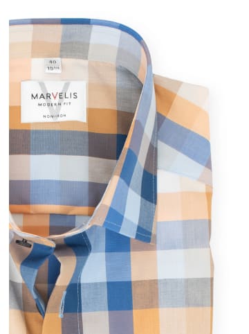 MARVELIS Modern Fit Businesshemd in Beige 21