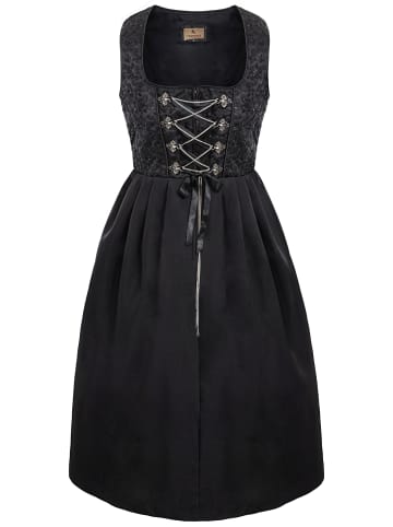 Gwandler Midi Dirndl INA in schwarz