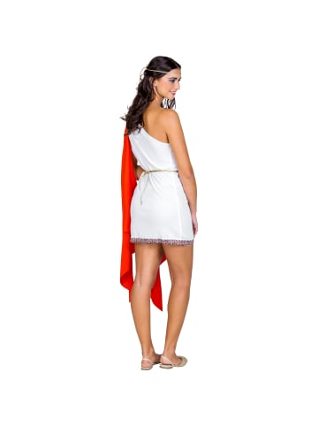 tectake Schwertkämpferin, auch Römerin, in weiß, Gr. S, Kurzes Kleid