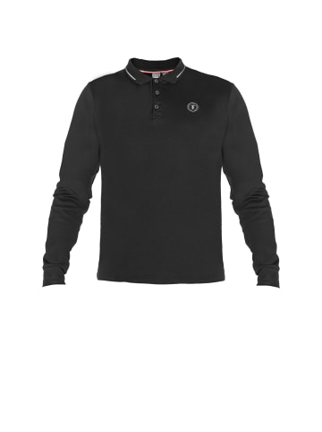 Le Temps des Cerises Poloshirt RONAN in BLACK