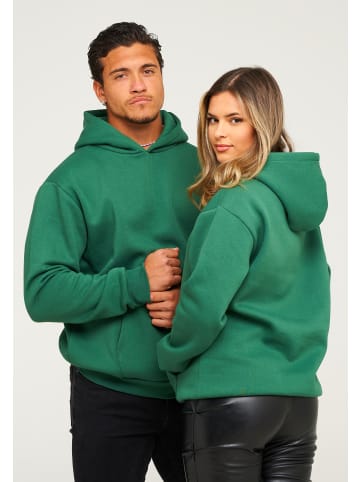 behype Kapuzenpullover - BHPERTH Basic Oversize Einfarbig in Green College