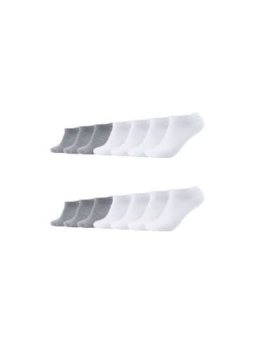 camano Sneakersocken 14er Pack ca-soft in Weiß grau