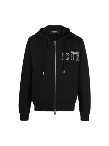 Dsquared2 Logo Print Kapuzenjacke Schwarz