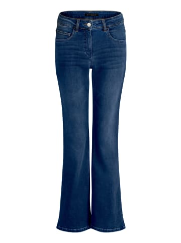 Betty Barclay Flared Cut-Jeans mit aufgesetzten Taschen in Blau