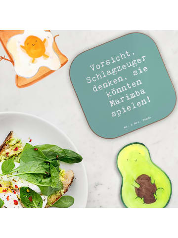 Mr. & Mrs. Panda Tassen Untersetzer Spruch Marimba Humor mit Spruch in Meeresbrise