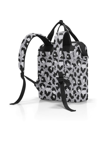 Reisenthel travelling allrounder R - Rucksack 40 cm (twist maroon) in leo nero