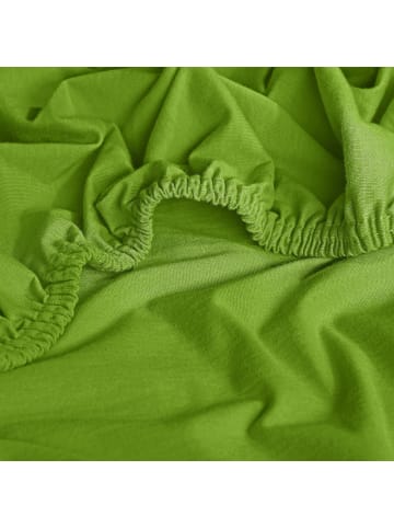 REDBEST Single-Jersey Kinder-Spannbettlaken San Francisco in apfelgrün