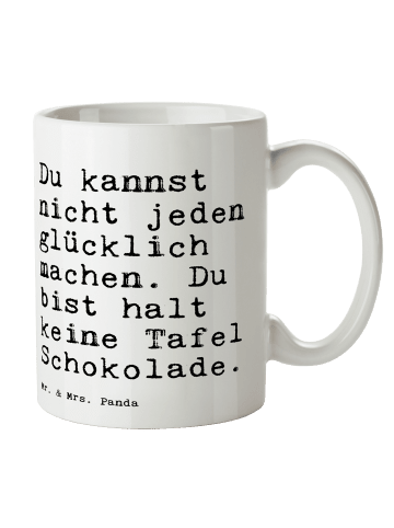 Mr. & Mrs. Panda Tasse Du kannst nicht jeden... mit Spruch in Weiß