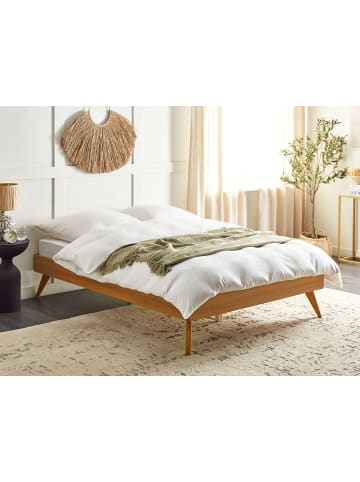 Beliani Doppelbett BERRIC in Braun - (W) 148 x (H) 38 x (L) 202 cm