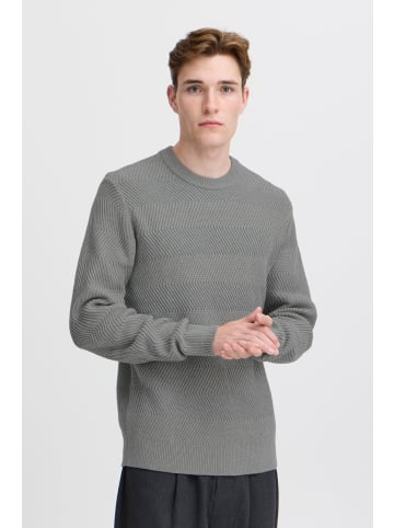 CASUAL FRIDAY Strickpullover CFKARL structured crew neck knit in Grau