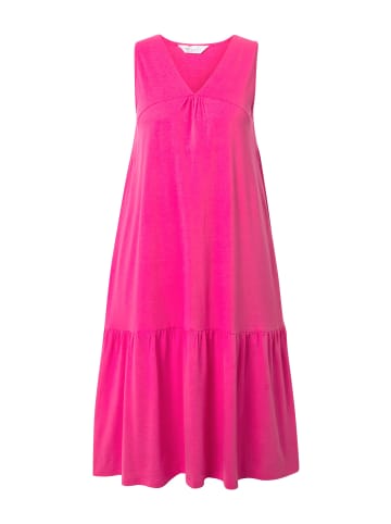 MIAMODA Jerseykleid in hibiskuspink