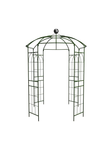 relaxdays Rosenpavillon in Grün - (B)206 x (H)290 x (T)206 cm