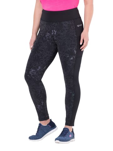 Ulla Popken Leggings in schwarz