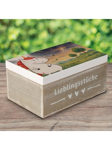 Mr. & Mrs. Panda Erinnerungsbox Einhorn Wut Design ohne Spruch in Weiß