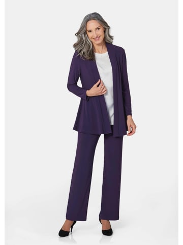 GOLDNER Jersey-Longjacke in amethyst