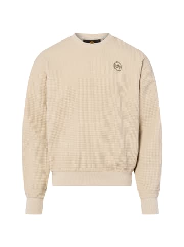 Alpha Industries Sweatshirt Studio Waffle in beige