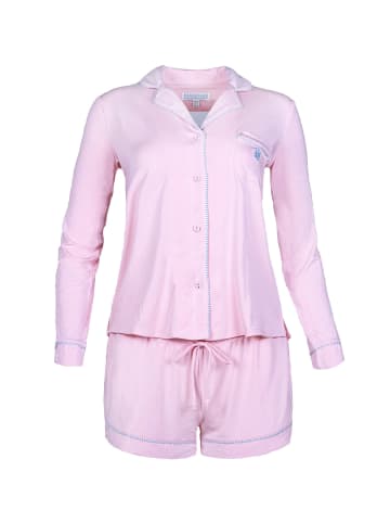 P.J. Salvage Pyjama s/s pyjama - Happy Sets in burgund