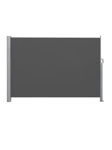 SONGMICS Seitenmarkise Sheld in Anthrazit - (B)350 x (H)180 cm