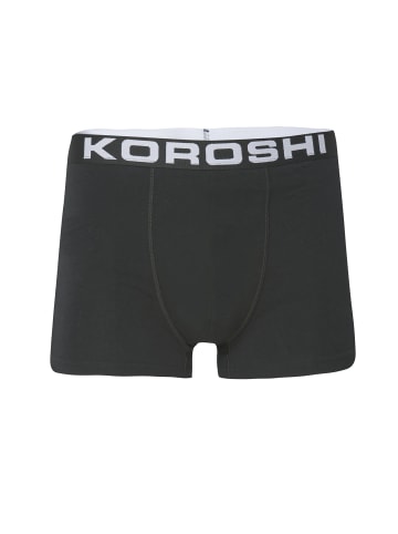 KOROSHI Boxershort-pack in Schwarz