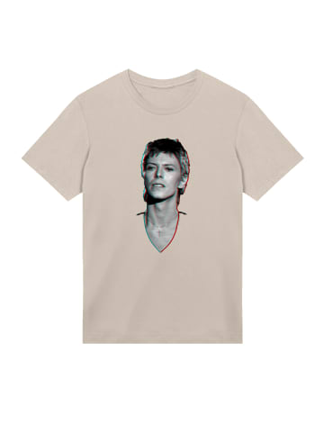 F4NT4STIC T-Shirt TV Times Pop Star David Bowie Portrait 1977 in sand