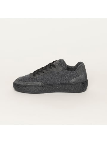 Gottstein Sneaker Wool Blaze in dark grey mele / black 