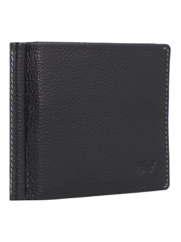 Braun Büffel Prato Geldbörse RFID Leder 11 cm in schwarz