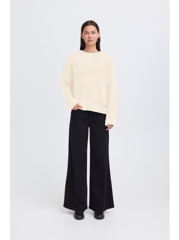 ICHI Strickpullover langarm IHBLARISA Oversize fit in Almond Milk
