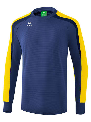 erima Liga 2.0 Sweatshirt in new navy/gelb/dark navy