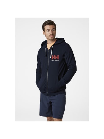 Helly Hansen M HH LOGO FULL ZIP HOODIE in Marine