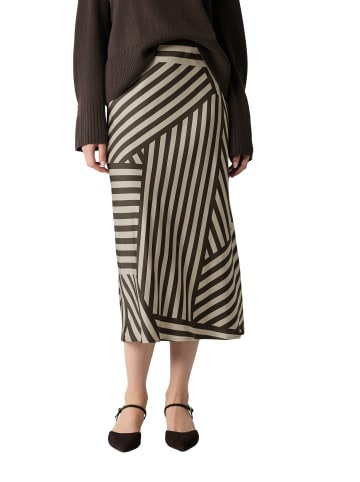 comma Satinrock in schoko beige - 0001