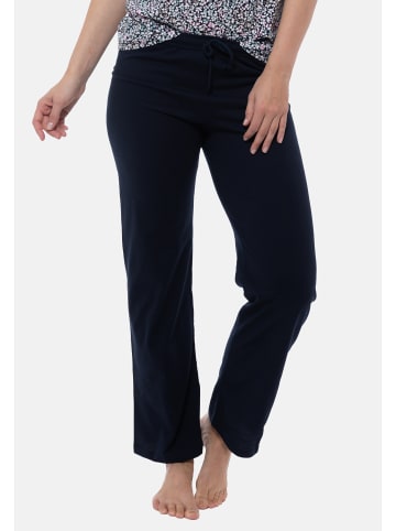 Ammann Schlafanzug Hose Lang Mix & Match - Cotton in Nightblue