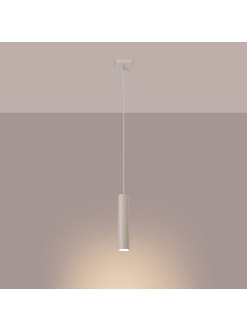 Nice Lamps Pendelleuchte CASTRO 1 beige H 118 cm