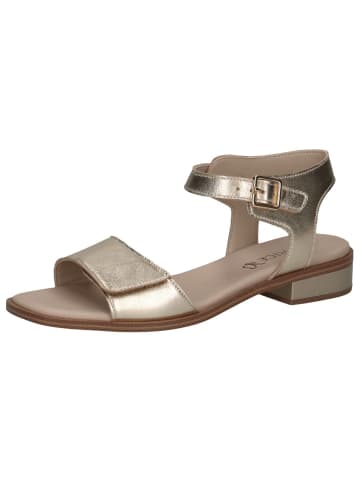 Caprice Sandalette in LT.GOLD METAL.