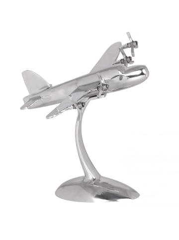 FineBuy Tischdekoration in Silber / Aluminium / 42x30x42