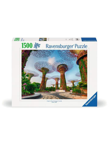 Ravensburger Puzzle 1.500 Teile Erwachsenenpuzzle 1500 Teile - Garten an der Bucht in Singapur Ab 14 Jahre in bunt