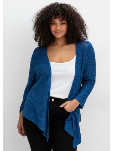 sheego by Joe Browns Strickjacke in blaubeere