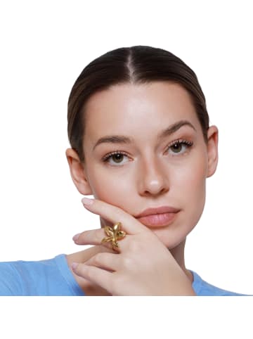 Steel_Art OneSize Ring Damen Manami goldfarben in goldfarben
