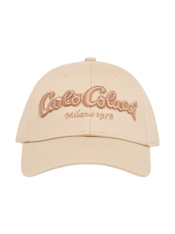 Carlo Colucci Baseball Cap Elezi in Camel