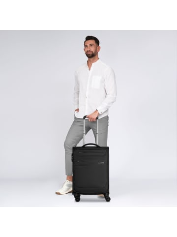 Worldpack Chicago 4 Rollen Kabinentrolley S 55 cm in black