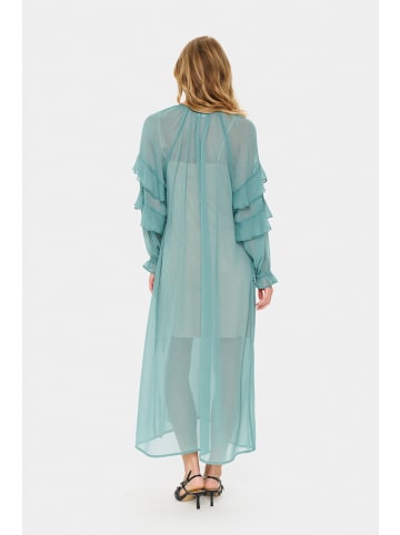 SAINT TROPEZ Kleid JacelynSZ Lockere Passform in Sagebrush Green
