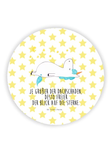 Mr. & Mrs. Panda magnet Einhorn Sternenhimmel mit Spruch in Weiß