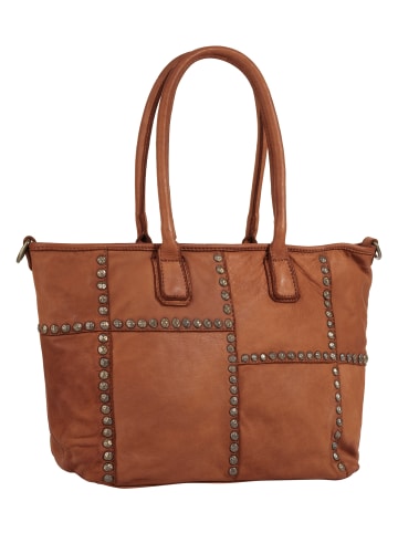 Samantha Look Shopper echt Leder in cognac
